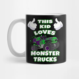 This Kid Loves Monster Trucks Mug